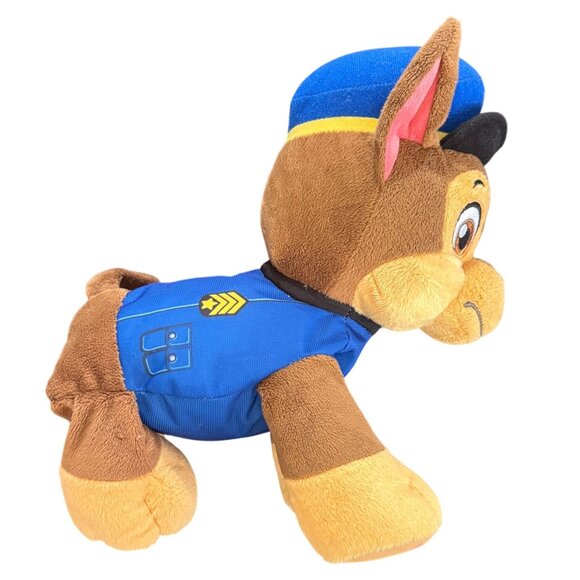 Paw Patrol Chase Plush Dog 11" Brown Blue Police Pup Stuffed Animal Collectible - Picture 2 of 14